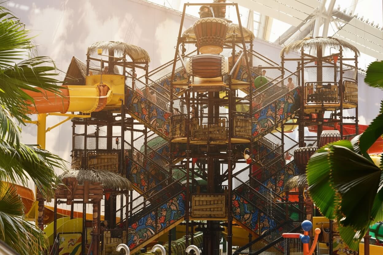 Jungle Splash waterspeelplaats voor kinderen